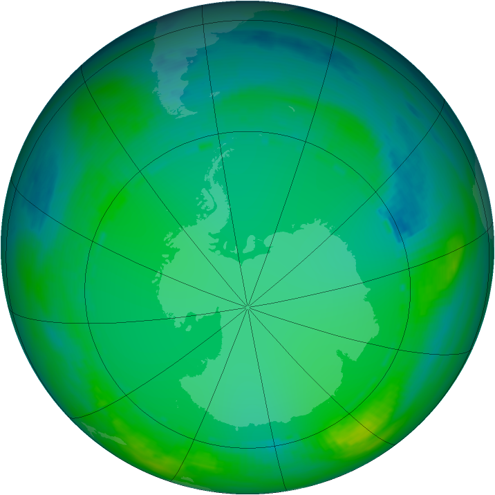 Ozone Map 1981-07-07